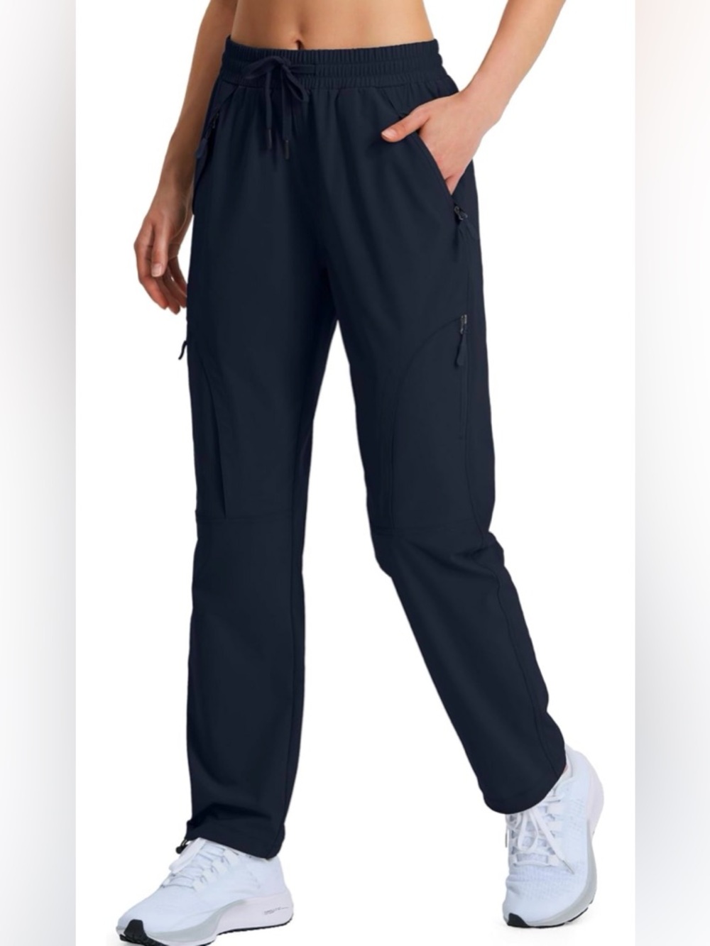 NWT Hiking Pants Quick Dry Lightweight Cargo Pants UPF 50 Water Resistant Navy